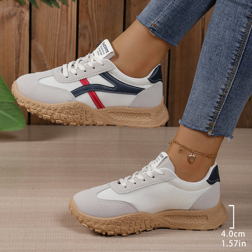 Damen Sportliche Laufschuhe mit rutschfester Sohle und atmungsaktivem Obermaterial EB