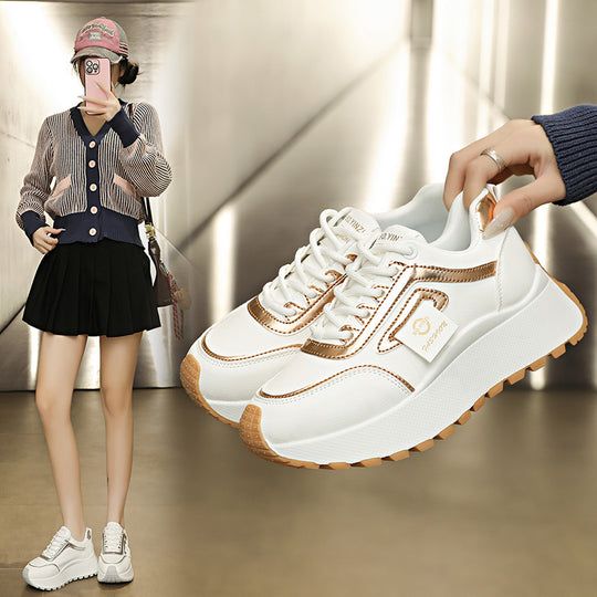Damen Sportliche Sneaker mit futuristischem Design und gepolstertem Komfort EB