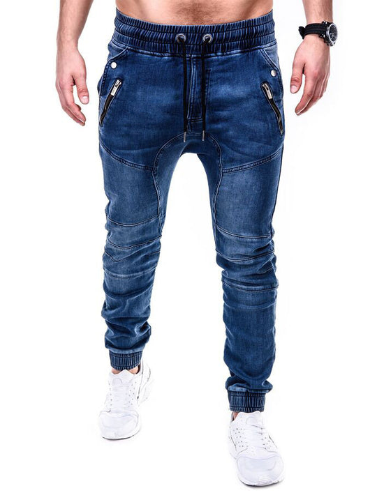 Herren Jogginghose im modernen Skinny Fit mit dehnbarer Baumwollmischung und sportlichen Details EB