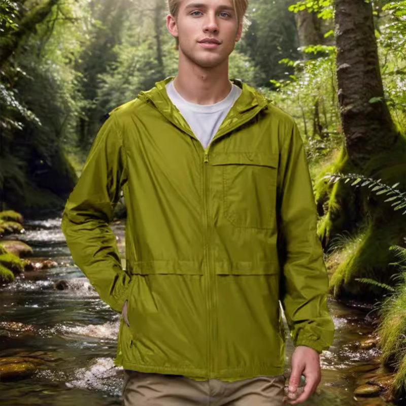 Herren winddichte Outdoor-Jacke EB