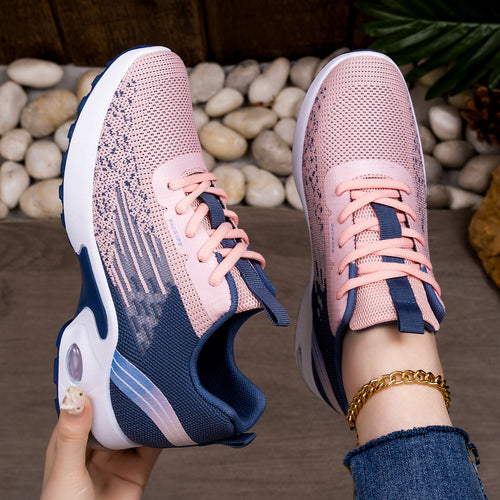 Damen Sportliche Laufschuhe mit atmungsaktivem Obermaterial und stoßdämpfender Sohle EB
