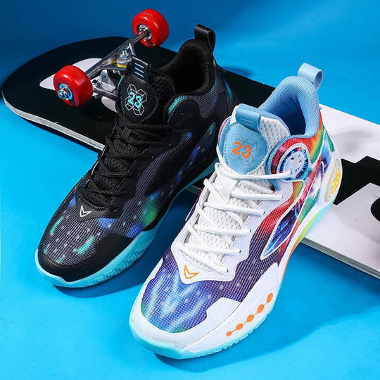 Damen Sportliche High-Top Basketball-Sneaker mit atmungsaktiver Oberflächenstruktur und innovativem Dämpfungssystem EB