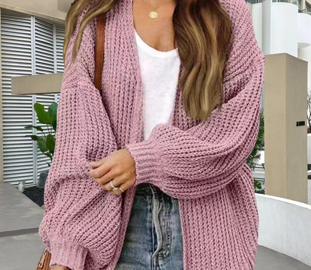 Damen Kuschelige Strickjacke EB