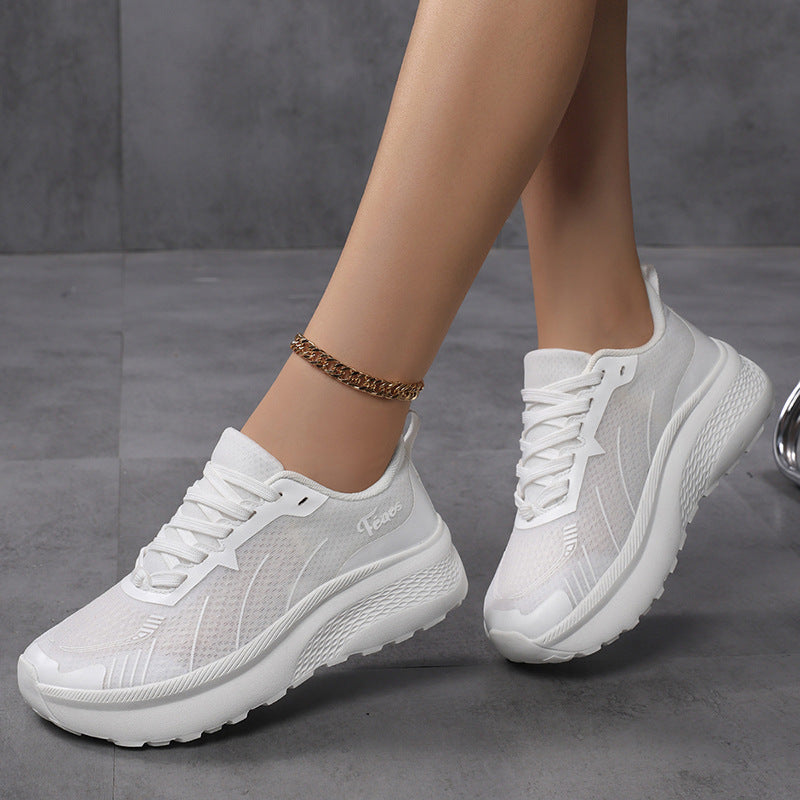 Damen Freizeitsneaker mit atmungsaktivem Mesh-Obermaterial und dämpfender Sohle EB