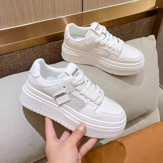 Damen Sneakers mit dämpfendem Plateau und atmungsaktivem Obermaterial EB
