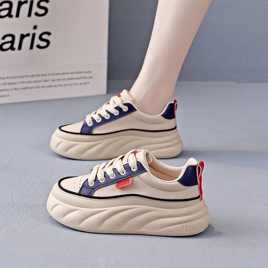 Damen Stilvolle Chunky Sneakers mit atmungsaktiver Sohle und bequemer Dämpfung EB