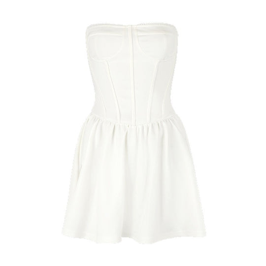 Damen Bustierkleid mit ausgestelltem Rock EB
