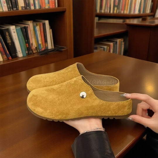 Damen Gemütliche Slipper mit elastischem Einstieg EB