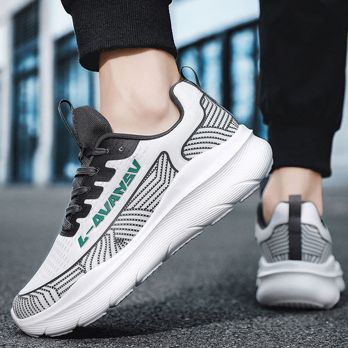 Damen Hochleistungs-Laufschuhe mit atmungsaktivem Mesh-Obermaterial und dämpfender Sohle EB