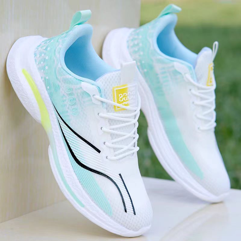 Damen Leichte Laufsneaker mit atmungsaktiver Oberfläche und flexibler Dämpfung EB