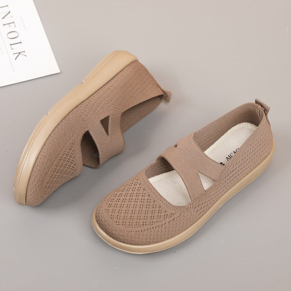 Damen Bequeme Freizeit-Sneaker mit flexiblem Obermaterial EB