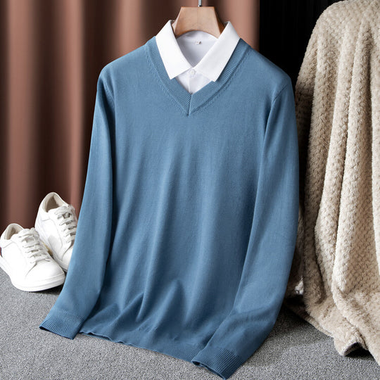 Herren V-Ausschnitt Pullover EB