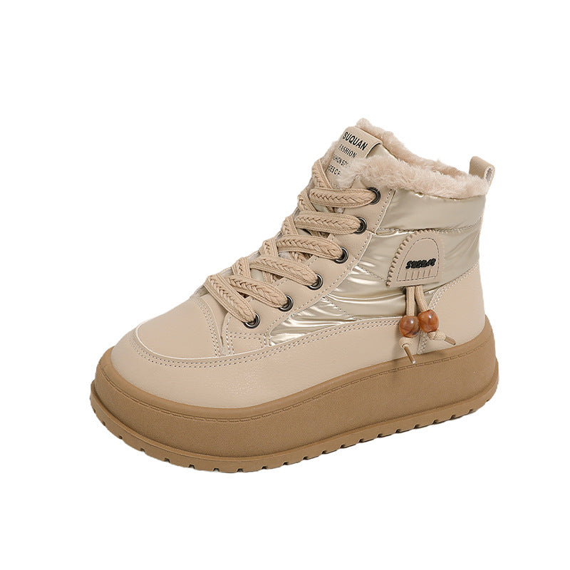 Damen High-Top Sneakers mit warmer Fütterung und rutschfester Laufsohle EB