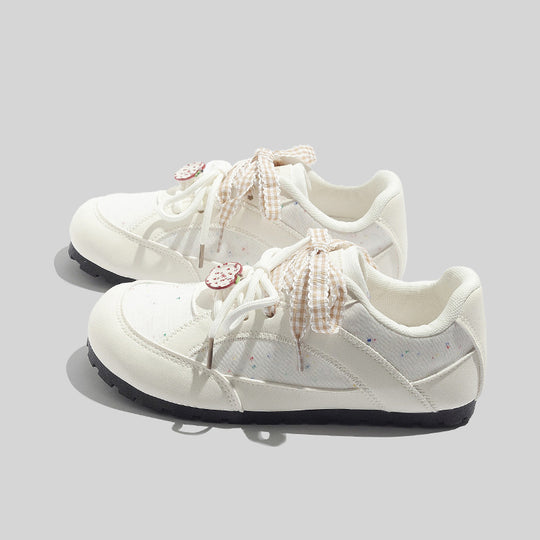 Damen Freizeit-Sneaker mit verspieltem Design und atmungsaktiver Oberflächenstruktur EB