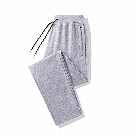 Herren Straight-Fit Jogginghose mit elastischem Bund, Kordelzug und verdeckten Seitentaschen EB