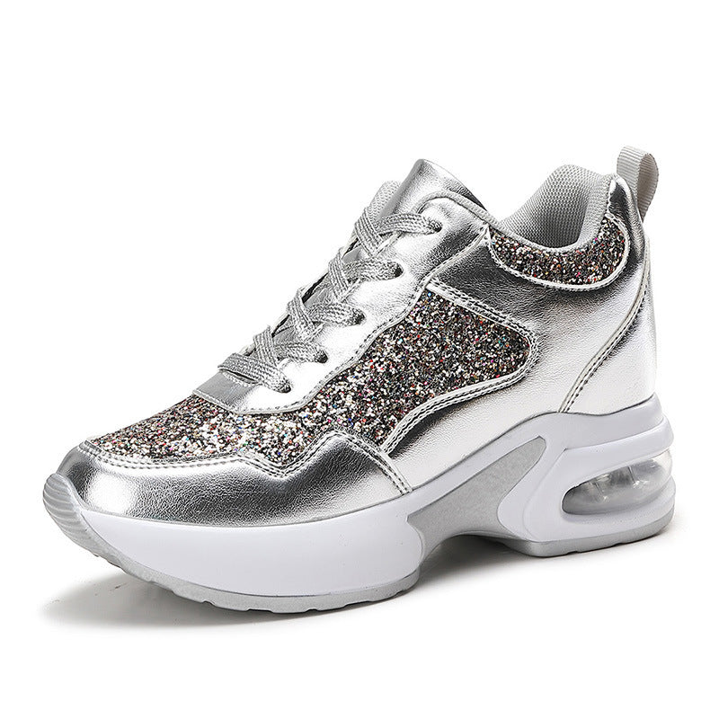 Damen Glamouröse Modische Sneakers EB