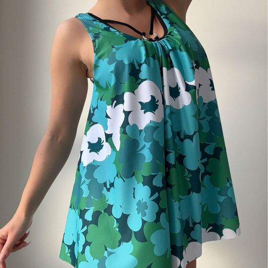 Damen Modischer Badeanzug mit Lockerem Schnitt EB