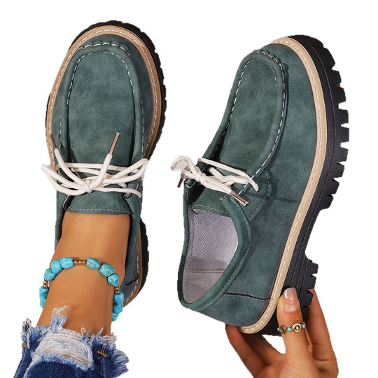 Damen Sportliche Mokassins mit robustem Profil und modischen Details EB