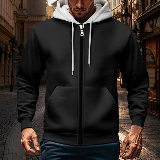 Herren Kapuzenjacke mit doppellagigem Material EB