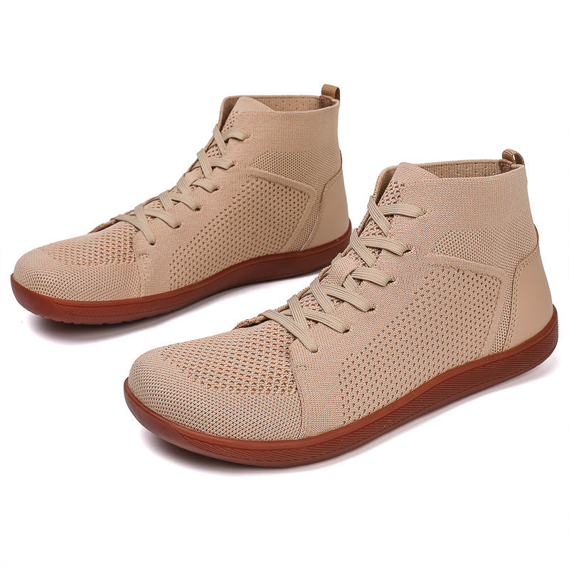 Damen Atmungsaktive High-Top Sneakers mit rutschfester Laufsohle EB