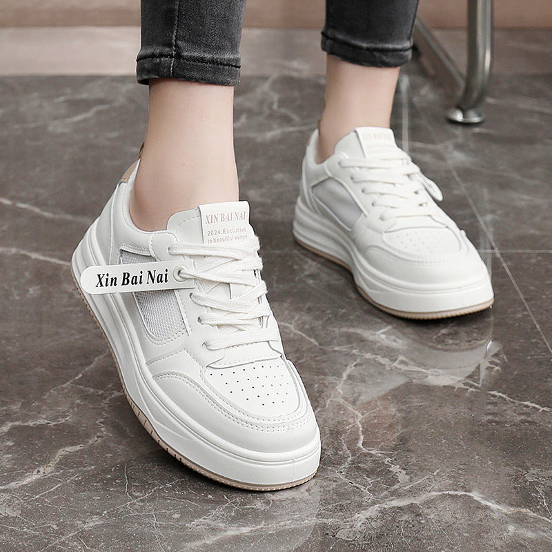 Damen Modische Sneakers mit atmungsaktiver Mesh-Oberfläche und komfortabler Dämpfung EB