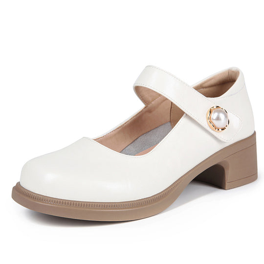 Damen Mary Jane Schuhe mit verstellbarem Riemen und bequemer Sohle EB