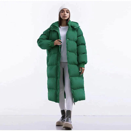 EB | Lange mit Verstellbarer Kapuze für Frauen Ideal für Den Winter