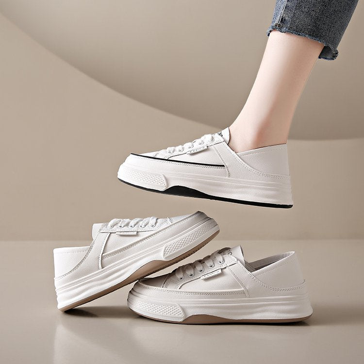 Damen Slip-On Sneakers mit komfortabler Plattform und atmungsaktiver Konstruktion EB