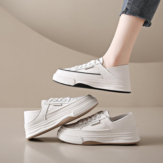 Damen Slip-On Sneakers mit komfortabler Plattform und atmungsaktiver Konstruktion EB