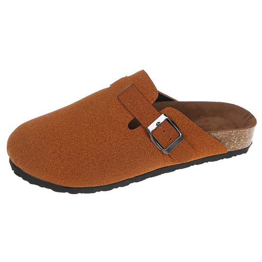 Damen Bequeme Clogs mit verstellbarem Riemen und anatomischem Fußbett EB