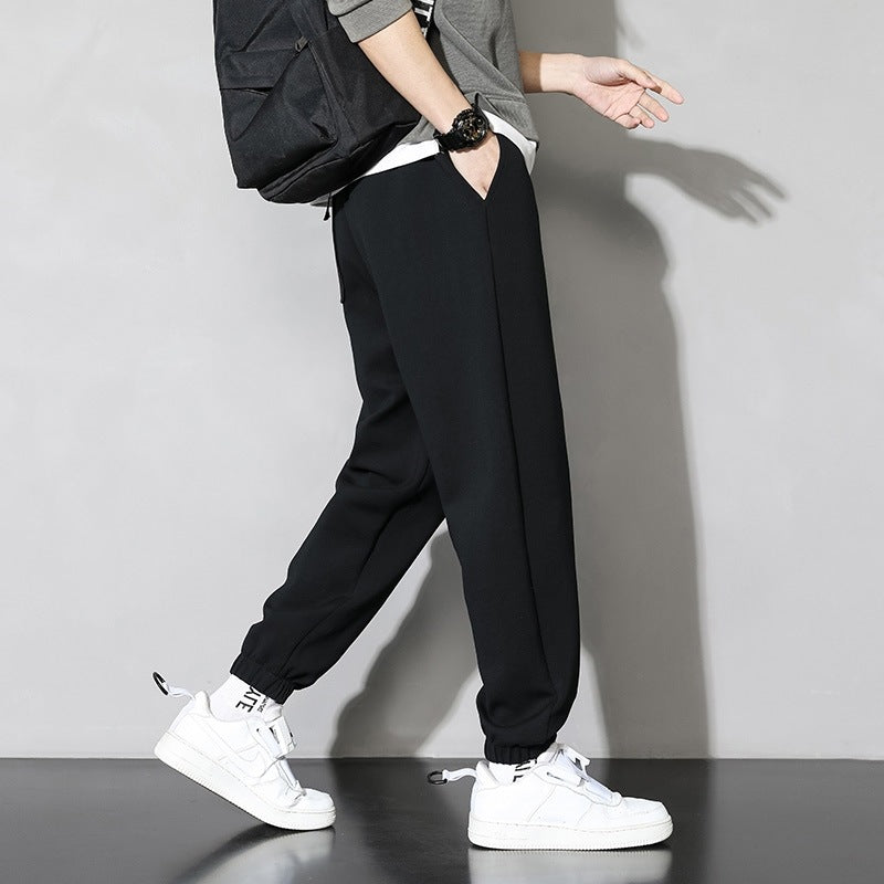 Herren lässige Sweatpants mit elastischem Bund und seitlichen Taschen EB