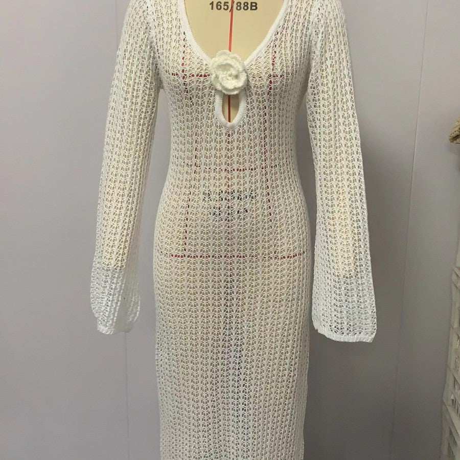 Damen Zweiteiler Strickensemble mit raffiniertem Schnitt EB