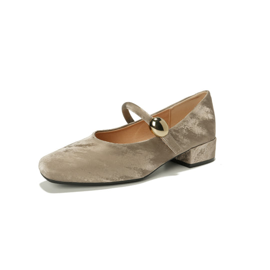 Damen Ballerinas mit elegantem Schnallenakzent EB