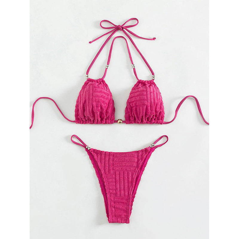 Damen Einteiler Badeanzug mit modernes Wickeldetail und figurbetontem Schnitt EB