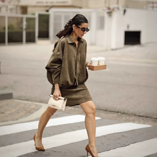 Damen Oversized Jacke im lässigen Stil EB