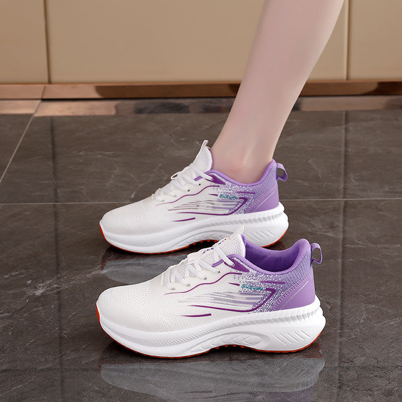 Damen Sportliche Laufschuhe mit rutschfester Sohle und atmungsaktivem Obermaterial EB