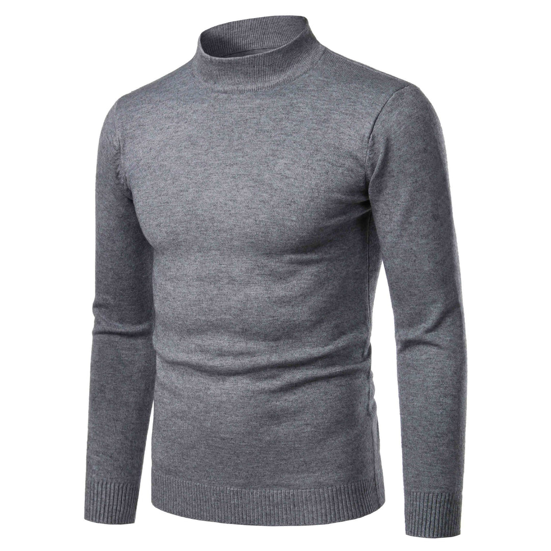 Herren warme Rollkragenpullover aus feinem Strickmaterial EB