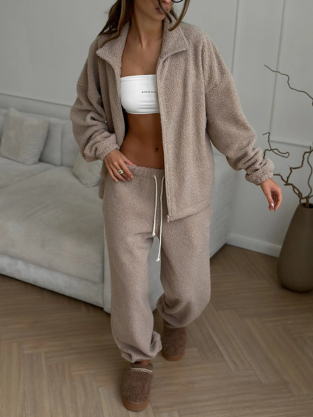 EB | Lift Polar Fleece Strickjacke und Hosen Satz