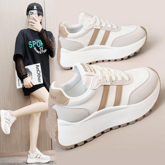 Damen Sportliche Sneakers mit modernem Design und dämpfender Laufsohle EB