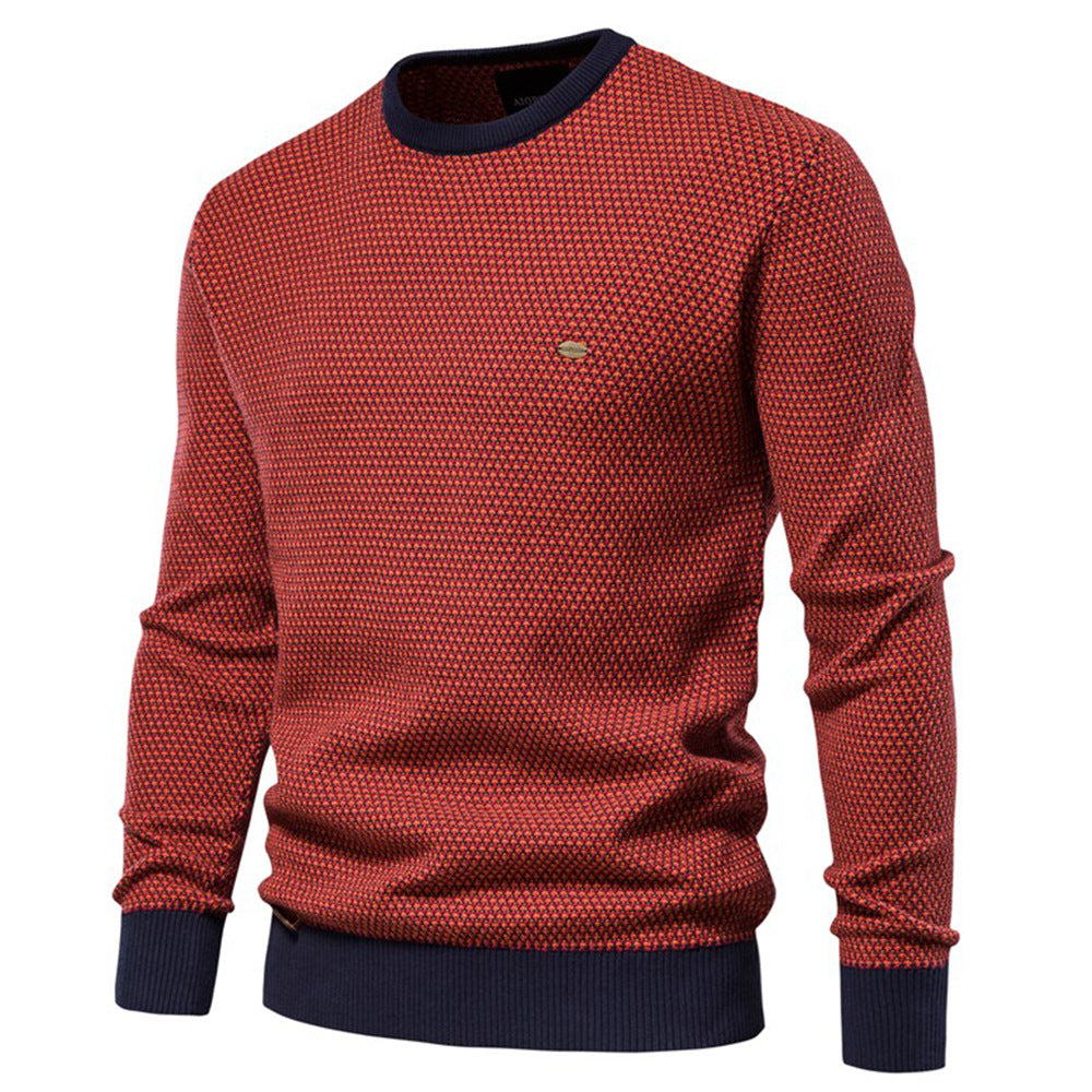 Herren Strickpullover im modernen Wabenmuster mit angenehmem Tragegefühl EB