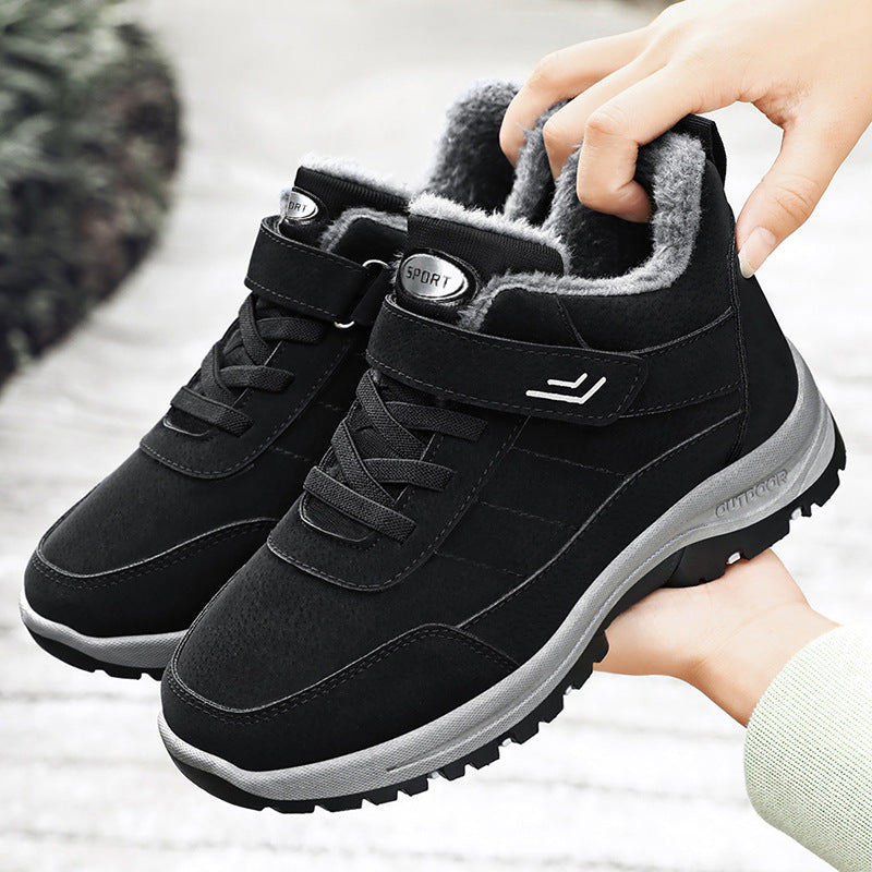 Damen Komfortable Winterstiefel mit isolierendem Fleece-Innenfutter EB