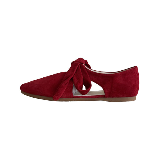 Damen Mokassins mit elegantem Knoten-Design und hochwertiger Wildleder-Oberfläche EB