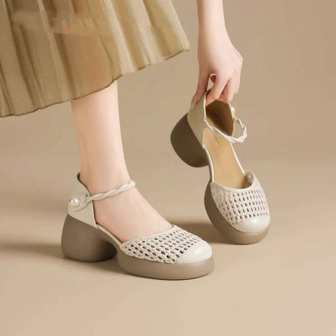 Damen Komfortable und stilvolle Blockabsatzschuhe EB