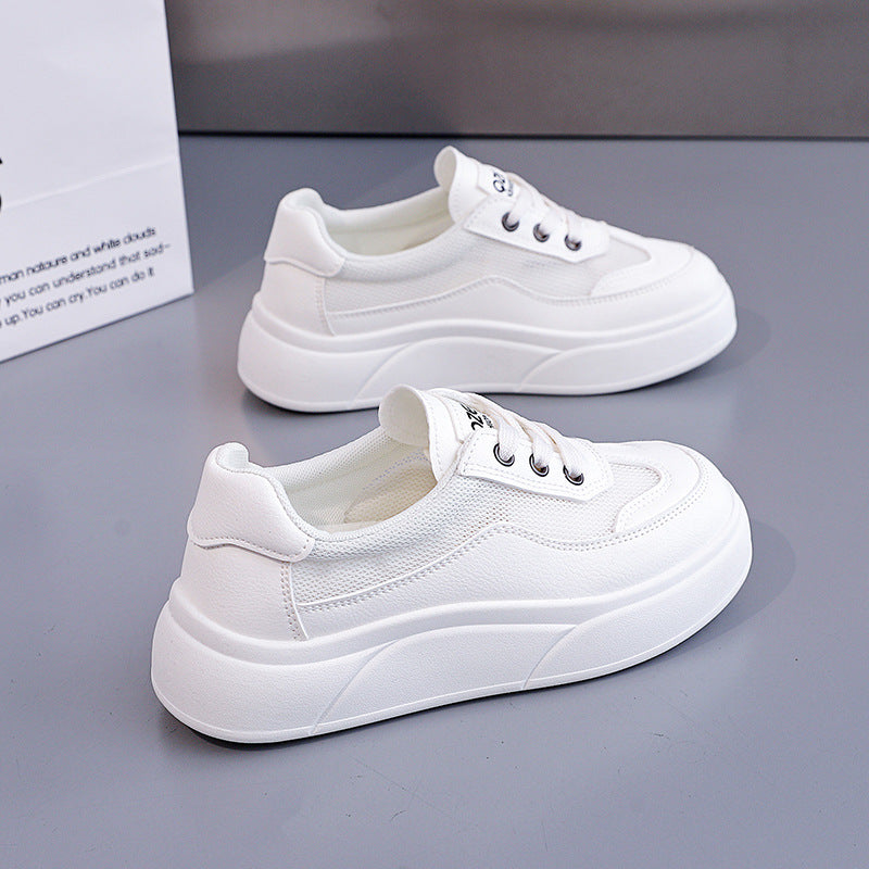 Damen Trendige Chunky Sneaker mit atmungsaktivem Netzmaterial und stabiler Sohle EB