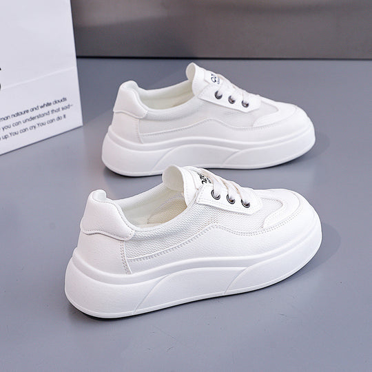 Damen Trendige Chunky Sneaker mit atmungsaktivem Netzmaterial und stabiler Sohle EB