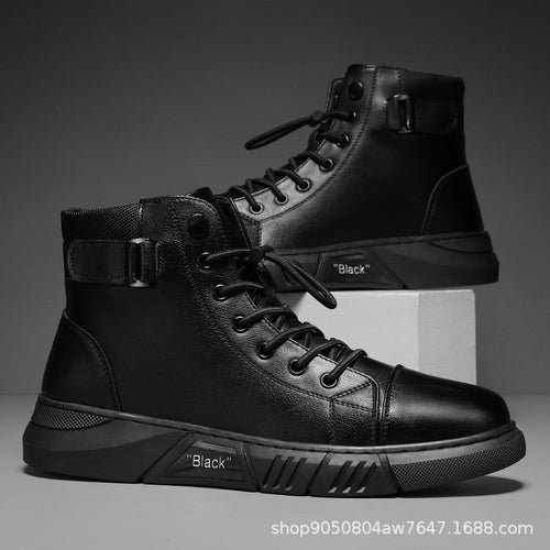 Damen Modische Schnürstiefel mit stabiler Sohle und modernem Design EB