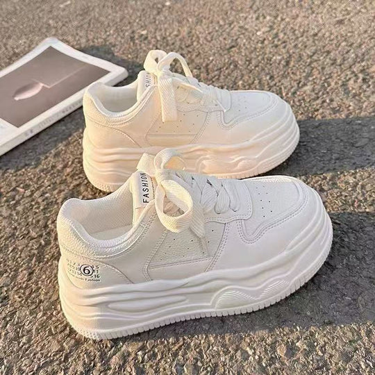 Damen Sportliche Chunky Sneakers mit dämpfender Sohle und atmungsaktivem Obermaterial EB