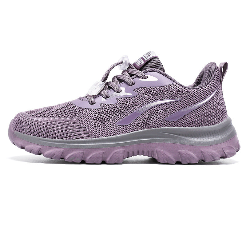 Damen Sportliche Laufschuhe mit flexiblem und atmungsaktivem Mesh-Obermaterial EB