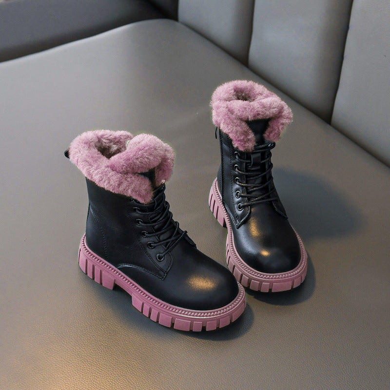 Damen Winterboots mit Futter und robuster Profilsohle EB