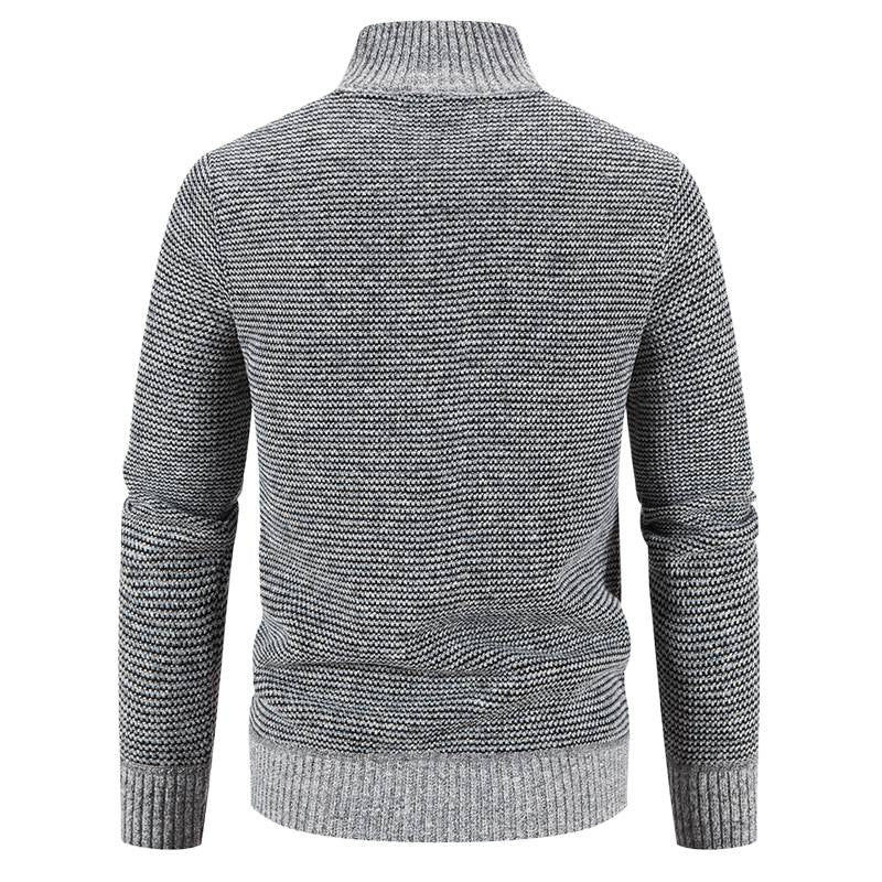 Herren lässige Steppjacke mit Strickärmeln EB